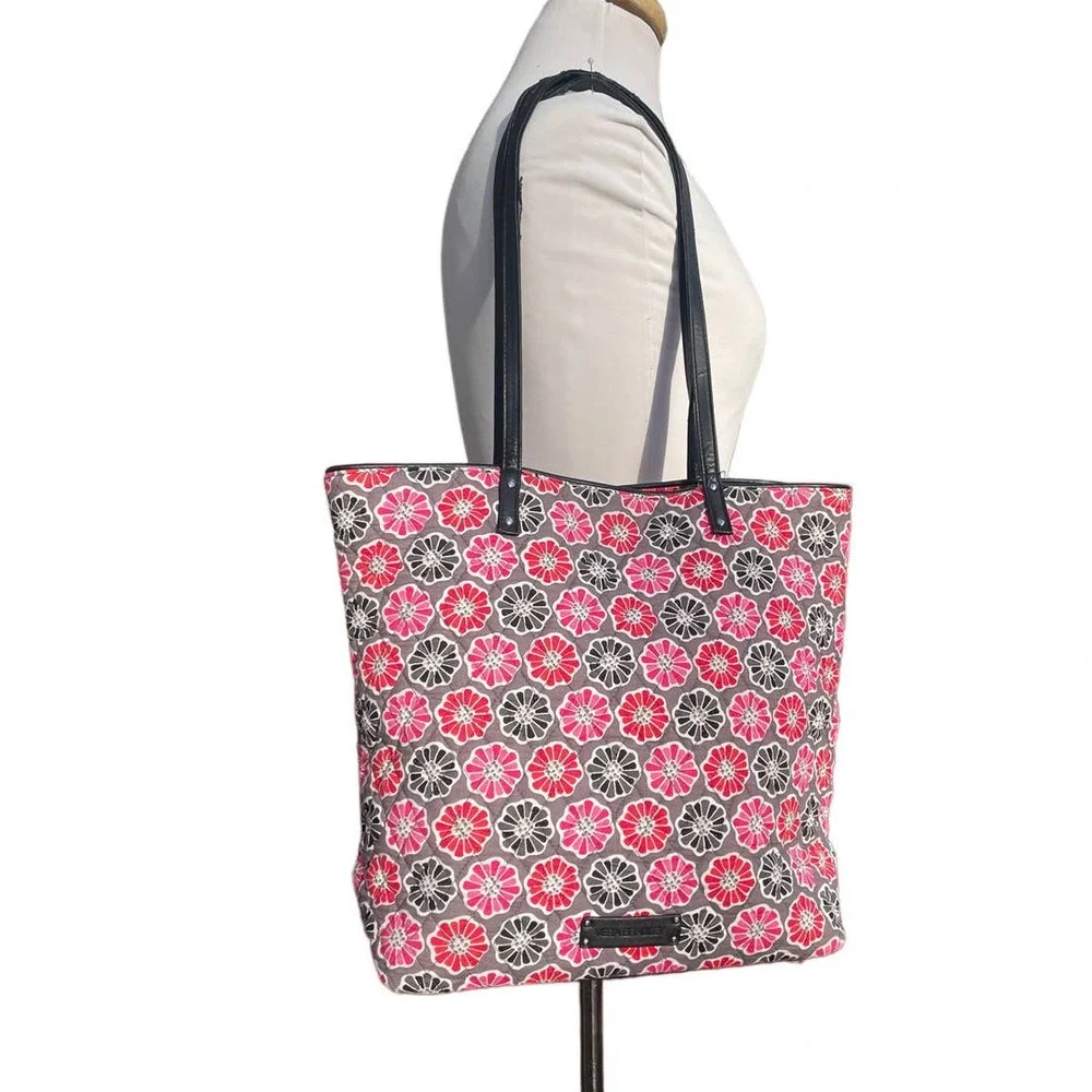 Vera Bradley Floral Blossoms Patterned Tote with Two Handles